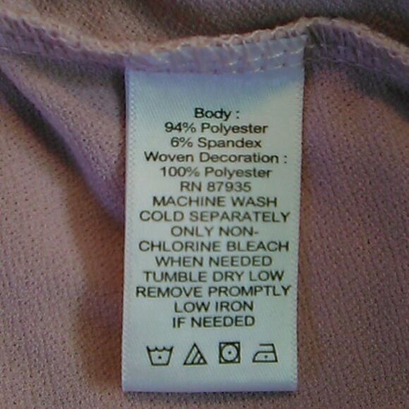 Simonton Says by George Simonton Light Lilac Top - Picture 8 of 10